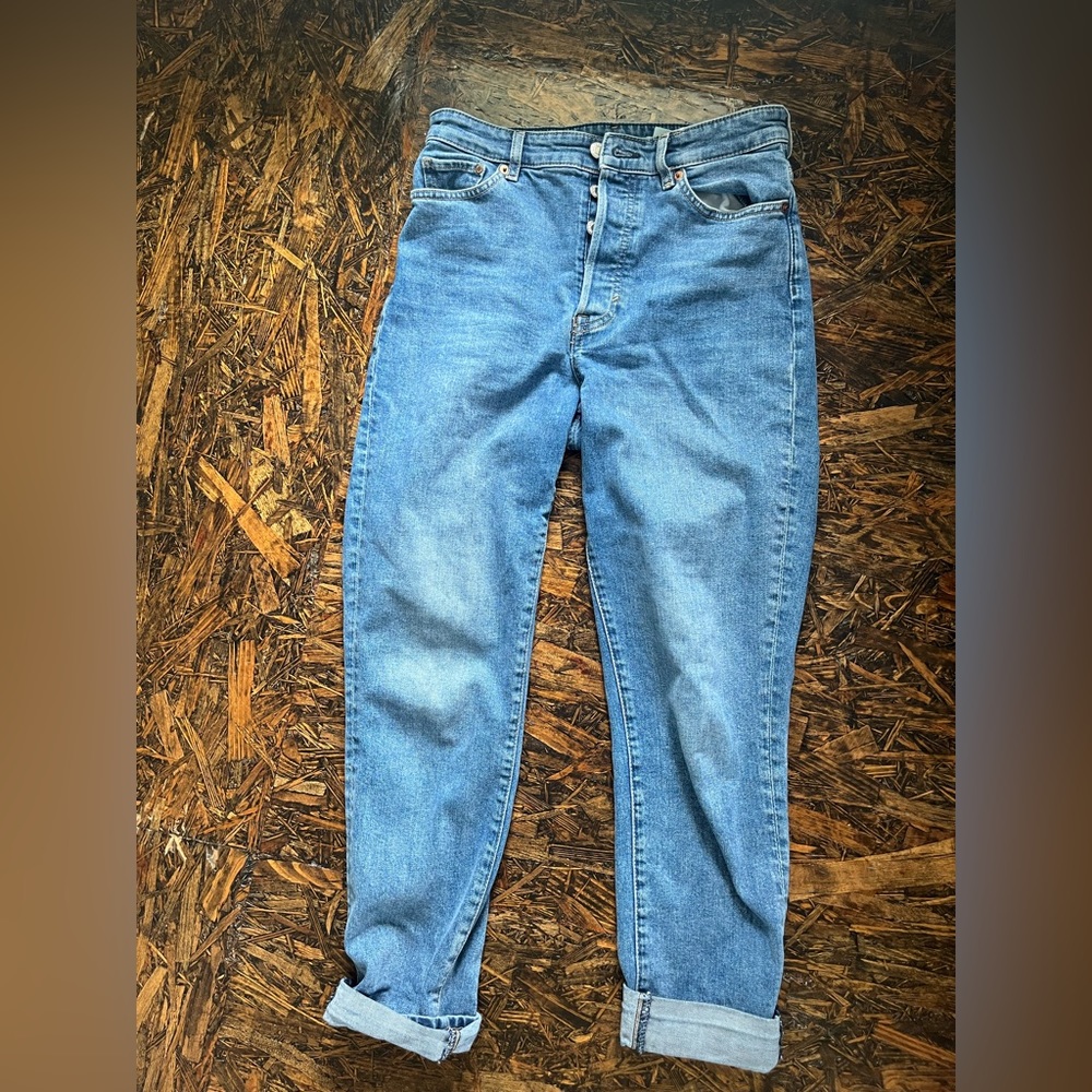 H&M mom/straight leg jeans